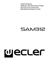 Ecler SAM512T Manuel utilisateur