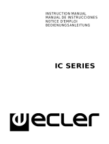 Ecler IC Series Manuel utilisateur