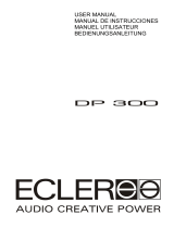 Ecler DP 300 Manuel utilisateur