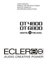 Ecler DT6800 Manuel utilisateur