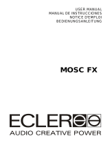 Ecler MOSC FX Manuel utilisateur