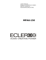 Ecler MPA6-150 Manuel utilisateur