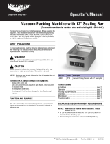Vollrath Vacuum Packing Machine Manuel utilisateur