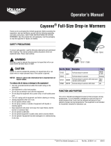 Vollrath Cayenne® Full-Size Drop-in Warmers Manuel utilisateur