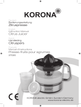 Korona 27020 Le manuel du propriétaire