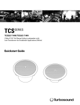 Turbosound TCS52C-T-WH Guide de démarrage rapide