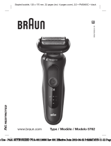 Braun Series 5 Rasoir Électrique Homme À Grille Sans Fil Menthe Manuel utilisateur