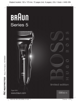 Braun 590cc-4, Series 5, limited edition, Hugo Boss Manuel utilisateur