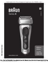 Braun 83XXcc, 83XXs, Series 8 Manuel utilisateur