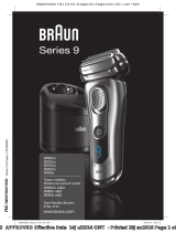 Braun 9095cc wet&dry, 9090cc, 9075cc, 9070cc, 9050cc, 9040s wet&dry, 9030s, Series 9 Manuel utilisateur