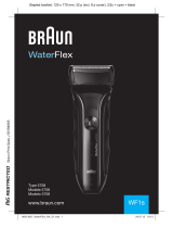 Braun WF1s, Water Flex Manuel utilisateur