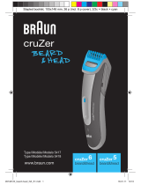 Braun cruZer6 beard&head, cruZer5 beard&head Manuel utilisateur