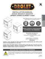 Drolet ECO-55 PELLET STOVE Guide d'installation