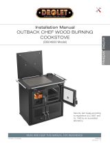 Drolet OUTBACK CHEF WOOD BURNING COOKSTOVE Guide d'installation