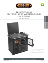 Drolet OUTBACK CHEF WOOD BURNING COOKSTOVE Manuel utilisateur