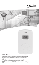 Danfoss CF-RD Room Thermostat Guide d'installation