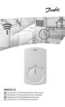 Danfoss CF-RS Standard Room Thermostat Guide d'installation