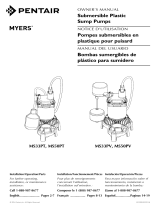 MYERS MS33PT, MS50PT, MS33PV, MS50PV Le manuel du propriétaire