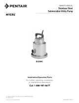MYERS DU25M1 Le manuel du propriétaire