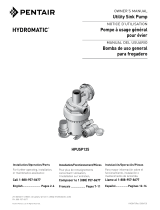 Hydromatic HPUSP125 Utility Sink Pump Le manuel du propriétaire