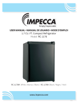 Impecca 1.7 CU. FT. Compact Refrigerator Manuel utilisateur