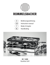 Rommelsbacher RC 1400 WIENEU Manuel utilisateur