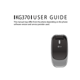 LG KG370.AESAWR Manuel utilisateur