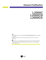 LG L2000C-SF Le manuel du propriétaire