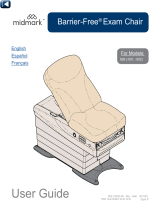 Midmark 626 Barrier-Free® Exam Chair (-001 thru -006) Manuel utilisateur