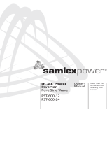 Samlexpower PST-600-24 Le manuel du propriétaire