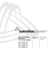 Samlexpower PST-1500-24 Le manuel du propriétaire