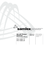 Samlexpower PST-1000-24 Le manuel du propriétaire