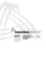 Samlexpower SEC-1280UL Le manuel du propriétaire