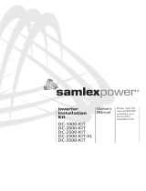 Samlexpower DC-2500-KIT Le manuel du propriétaire