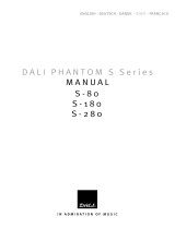 Dali PHANTOM S-180 Le manuel du propriétaire