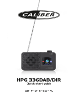 Caliber HPG336DAB/DIR Guide de démarrage rapide