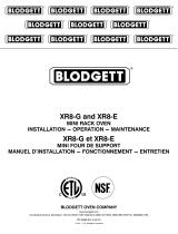Blodgett XR8-E Mode d'emploi