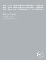 Dell H825cdw Cloud MFP Laser Printer Guide de démarrage rapide