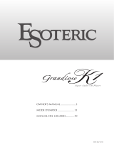 Esoteric Grandioso K1 Le manuel du propriétaire