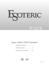 Esoteric P-02X Le manuel du propriétaire