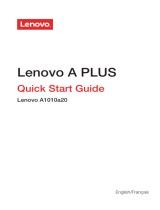 Lenovo A Plus Mode d'emploi
