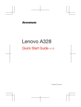 Lenovo A328 Le manuel du propriétaire