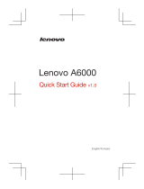 Lenovo A6000 Plus Le manuel du propriétaire