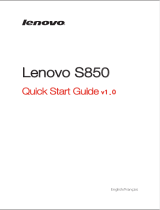 Lenovo S850 Mode d'emploi