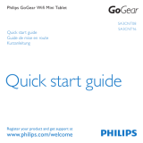 Philips SA3CNT16K/12 Guide de démarrage rapide