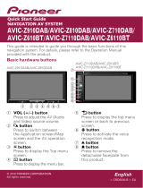 Pioneer AVIC Z710 DAB Guide de démarrage rapide