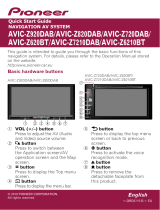 Pioneer AVIC Z820 DAB Guide de démarrage rapide