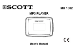 SCOTT MX 1002 Manuel utilisateur