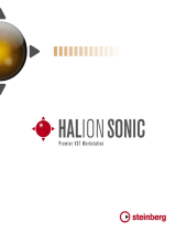 Steinberg HALion Sonic Mode d'emploi
