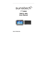 Sunstech TAB75 Le manuel du propriétaire